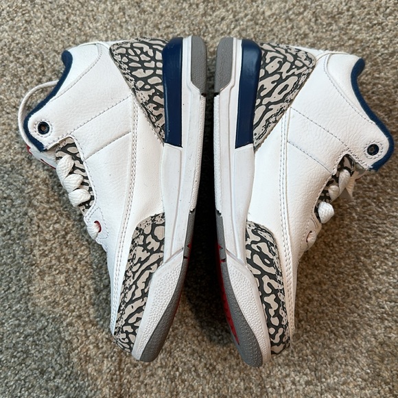 Jordan 3s Retros Concrete White and Blue great condition no box - Picture 4 of 6